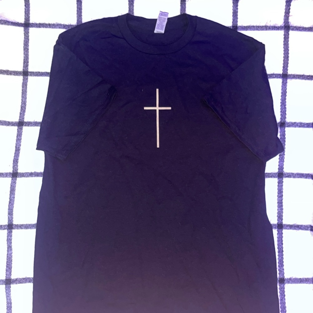 Black Bible Verse Tee